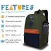 image:imageLONECONE School Kids Backpacks for Girls amp Boys Cute Toddler Backpack for Girls amp Boys wLaptop Sleeve  Kids Laptop Backpack 17 tall  ArmyNavy
