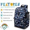 image:imageLONECONE School Kids Backpacks for Girls amp Boys Cute Toddler Backpack for Girls amp Boys wLaptop Sleeve  Kids Laptop Backpack 17 tall  Shark Shadows Camo